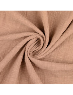 Vintage Baumwoll-Musselin - Beige