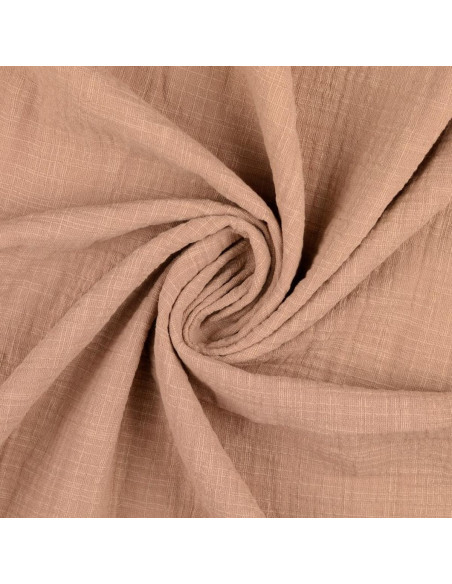 Vintage Baumwoll-Musselin - Beige