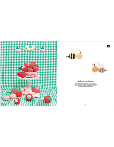 Ricorumi Heft Nur Bienen + Früchte + Blumen
