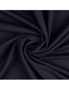 Weicher Gabardine-Stoff - Dunkelmarineblau