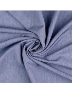 Weicher Gabardine-Stoff - Jeansblau