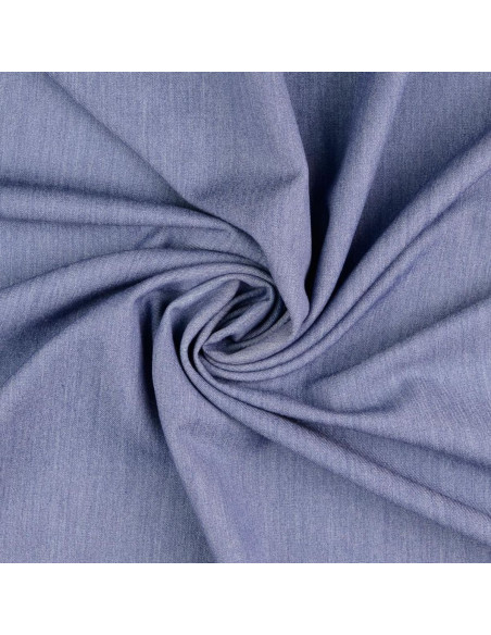 Weicher Gabardine-Stoff - Jeansblau