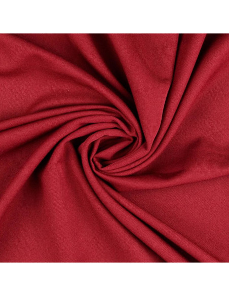 Weicher Gabardine-Stoff - Bordeaux