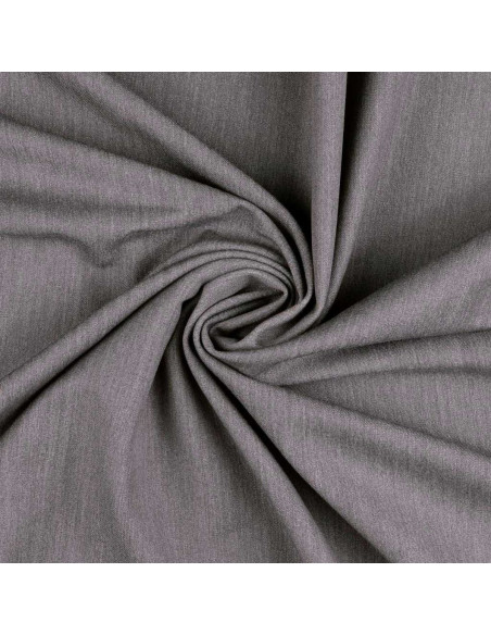 Weicher Gabardine-Stoff - Grau