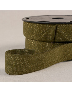 Glitzernder Boxershorts - Khaki und Gold