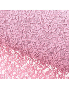 Stretch-Spitzenstoff Glamour - Altrosa