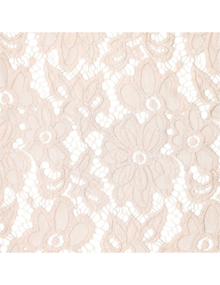 Stretch-Guipure-Stoff Bloom - Beige