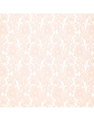 Stretch-Guipure-Stoff Bloom - Hellrosa