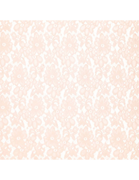 Stretch-Guipure-Stoff Bloom - Hellrosa