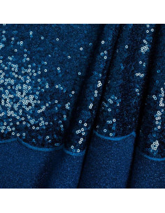Paillettenstoff - Blau