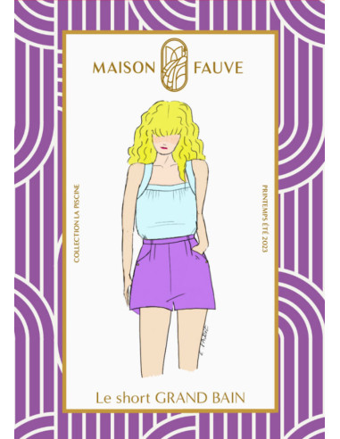 Shorts-Schnittmuster Grand Bain - Maison Fauve