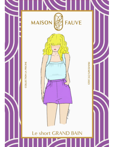Shorts-Schnittmuster Grand Bain - Maison Fauve
