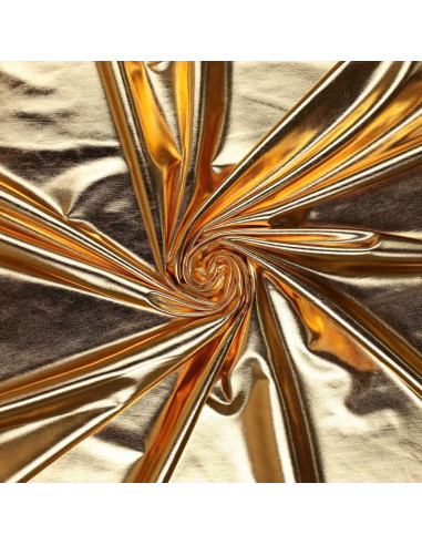 Stretch-Lamé-Stoff - Gold