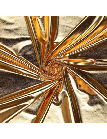 Stretch-Lamé-Stoff - Gold