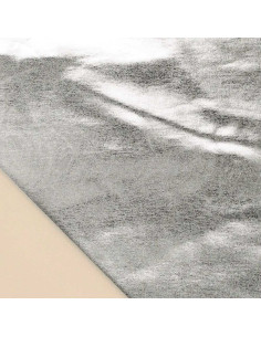 Stretch-Lamé-Stoff - Silber 2