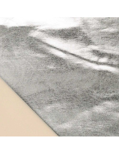 Stretch-Lamé-Stoff - Silber