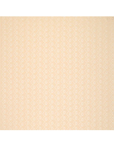 Dehnbarer Stoff mit englischer Stickerei - Hellbeige 2