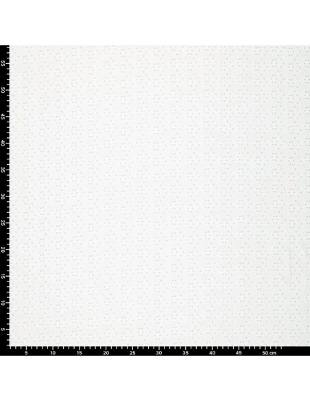 Elastische Lochstickerei - Weiß