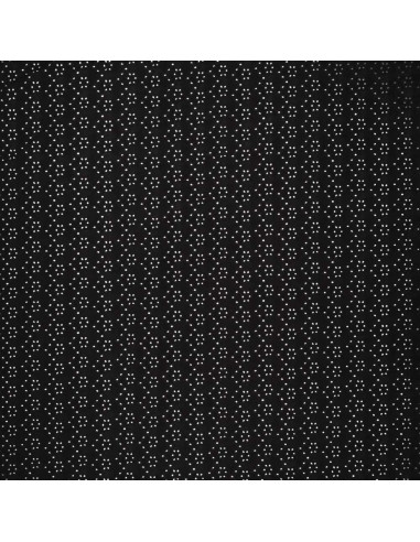 Elastische Lochstickerei - Schwarz