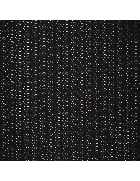 Elastische Lochstickerei - Schwarz