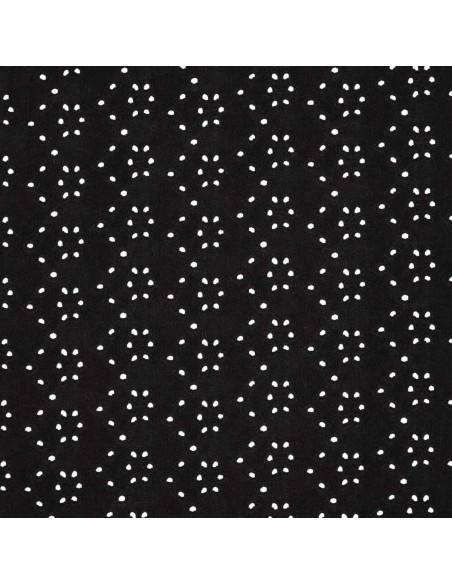 Elastische Lochstickerei - Schwarz
