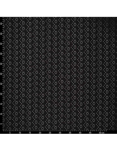 Elastische Lochstickerei - Schwarz