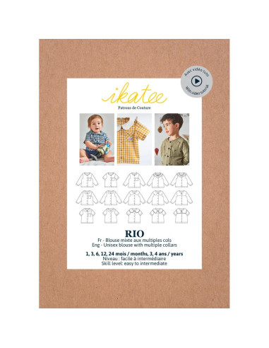 Rio Unisex Blusenmuster - Ikatee