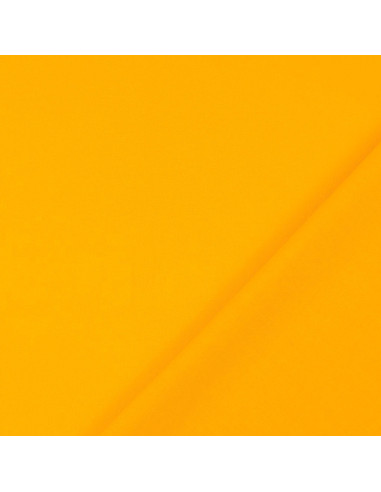 Unifarbener Cretonne-Baumwollstoff - Safrangelb