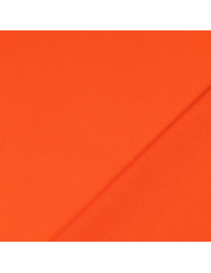 Einfarbiger Cretonne-Baumwollstoff - Orange 2