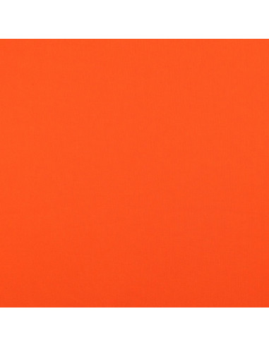 Einfarbiger Cretonne-Baumwollstoff - Orange