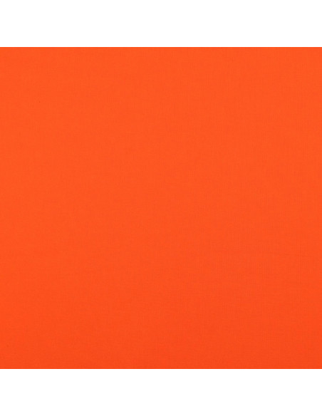 Einfarbiger Cretonne-Baumwollstoff - Orange