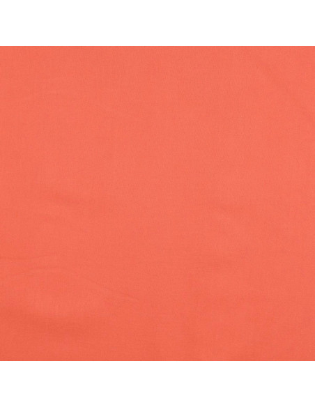 Einfarbiger Cretonne-Baumwollstoff - Karottenorange