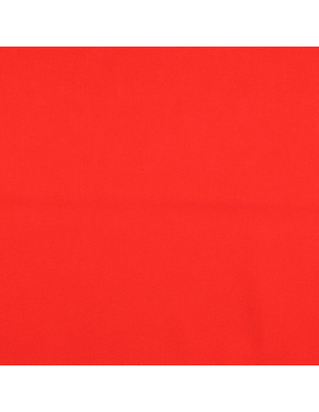 Einfarbiger Cretonne-Baumwollstoff - Rot