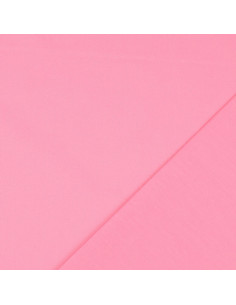Einfarbiger Cretonne-Baumwollstoff - Rosa 2