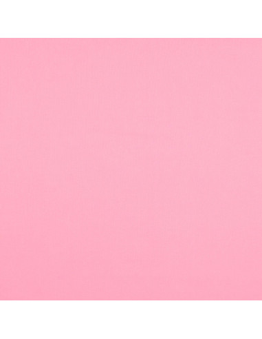 Einfarbiger Cretonne-Baumwollstoff - Rosa