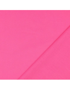 Unifarbener Cretonne-Baumwollstoff - Leuchtendes Rosa 2