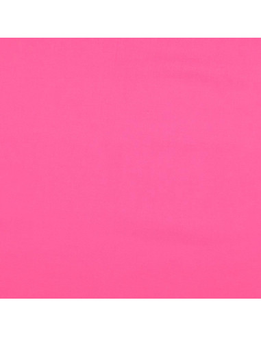 Unifarbener Cretonne-Baumwollstoff - Leuchtendes Rosa