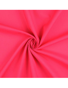 Unifarbener Cretonne-Baumwollstoff - Fuchsia