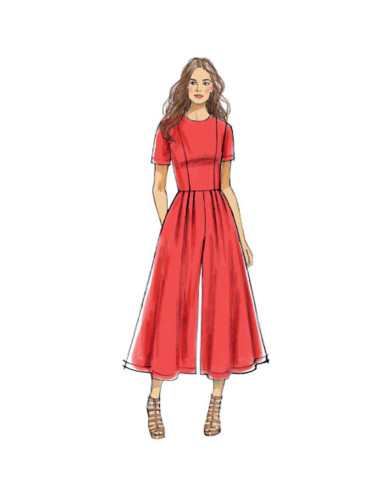 Kleid- und Overall-Schnittmuster - Vogue 9075