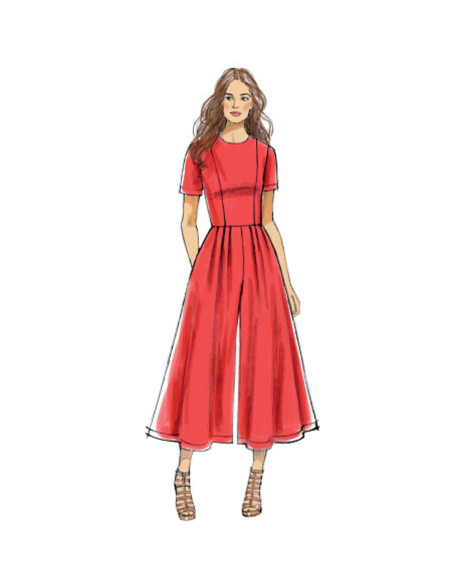 Kleid- und Overall-Schnittmuster - Vogue 9075