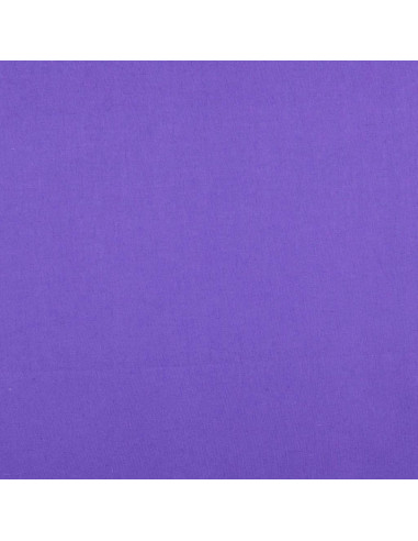 Unifarbener Cretonne-Baumwollstoff - Amethystviolett