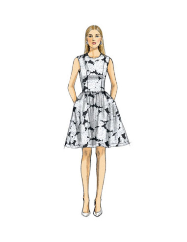 Kleid- und Overall-Schnittmuster - Vogue 9075