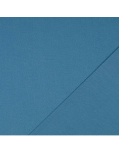 Unifarbener Cretonne-Baumwollstoff - Blaugrau 2