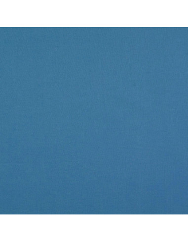 Unifarbener Cretonne-Baumwollstoff - Blaugrau