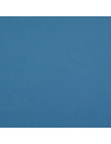Unifarbener Cretonne-Baumwollstoff - Blaugrau