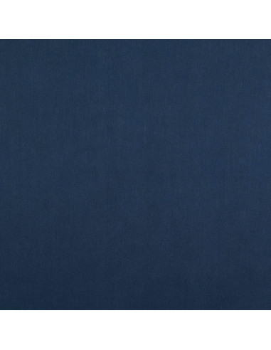 Unifarbener Cretonne-Baumwollstoff - Marineblau