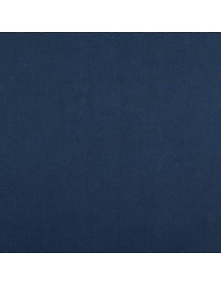 Unifarbener Cretonne-Baumwollstoff - Marineblau