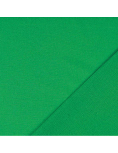 Unifarbener Cretonne-Baumwollstoff - Grasgrün