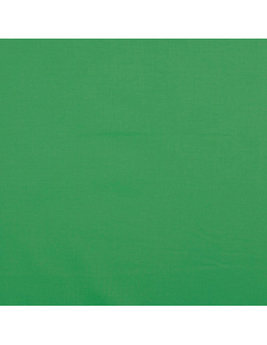 Unifarbener Cretonne-Baumwollstoff - Grasgrün