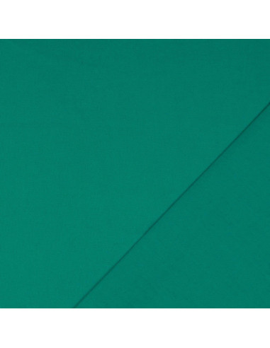 Unifarbener Cretonne-Baumwollstoff - Jadegrün